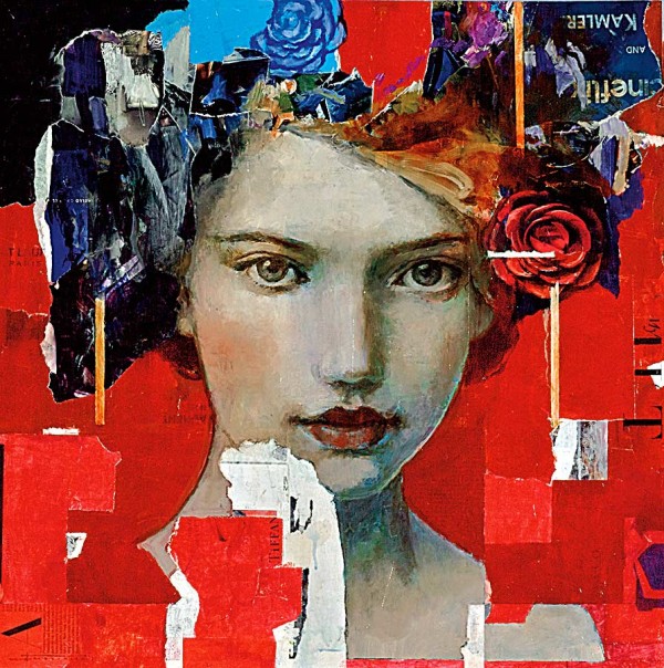 "Everyday Life" Pigment print on canvas by Francois Fressinier