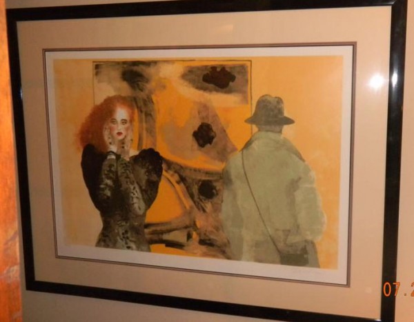 "Startled" serigraph by Joanna Zjawinska