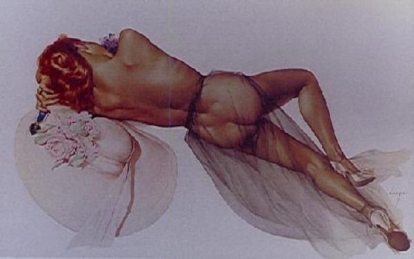 "World War II" Lithograph/Arches by Alberto Vargas
