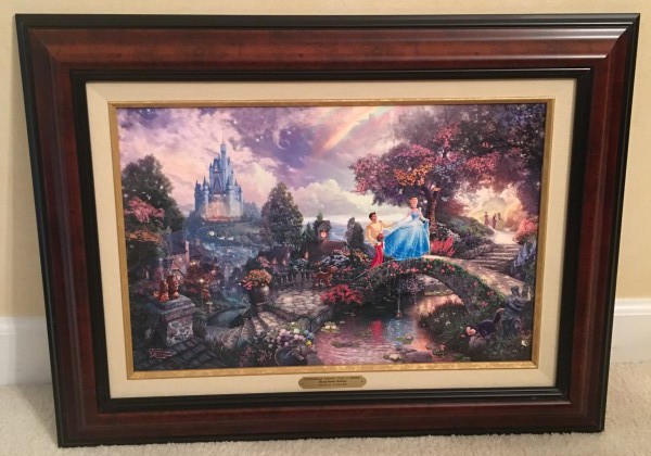 “Cinderella Wishes Upon A Dream” Canvas Print by Thomas Kincade