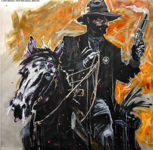 "Texas Ranger" Giclee on Paper, Canvas or Aluminum by Michael Bryan