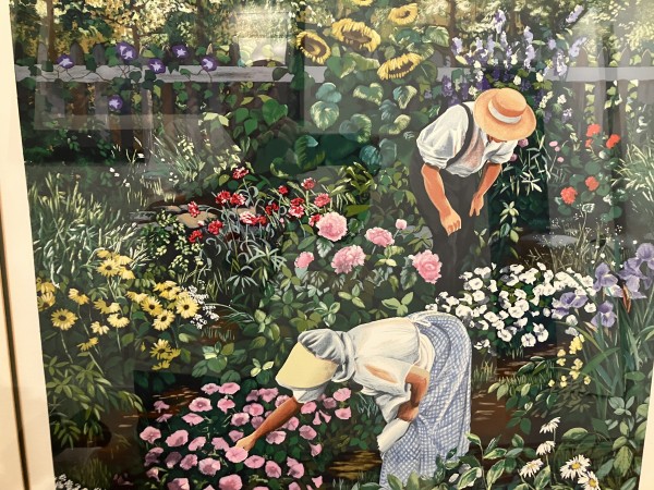Peaceful Hours serigraph by Susan Rios