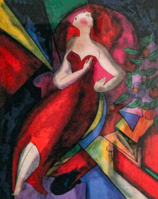 Romane Serigraph by Linda LeKinff