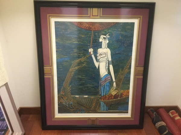 “Voyage on the Mei Kong” Serigraph by Ting Shao Kuang