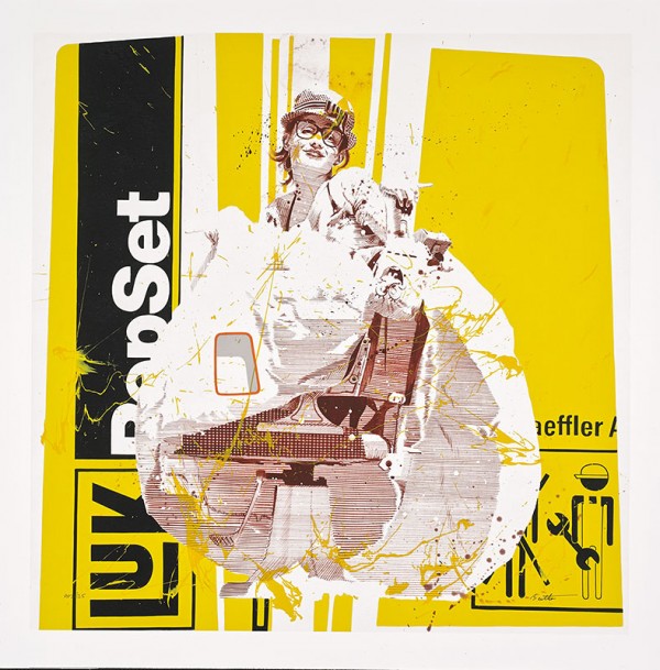 "Odile Lemoy" Hand-Signed Digital Pigment Print on Canvas by Philippe Bertho