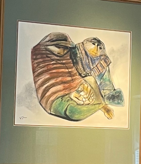 Untitled Original Mixed Media Watercolor I on Paper by Eduardo Kingman
