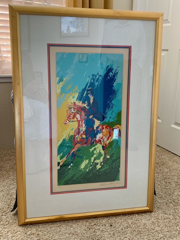 "The Equestrian" Serigraph by LeRoy Neiman