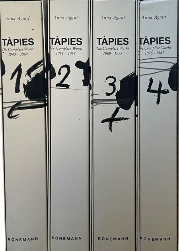 Antoni Tapies "Catalogue Raisonne Vol I-IV HardBound w/ Slipcover