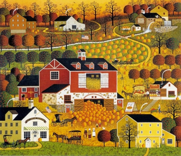 "Butternut Farms" Lithograph by Charles Wysocki