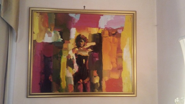 y" Framed Original Acrylic on Canvas by Nicola Simbari
