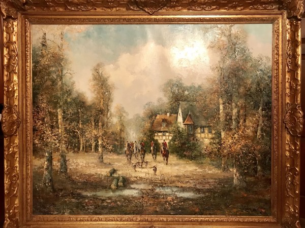 "Hunt" Original Oil on Canvas by Willie Bauer