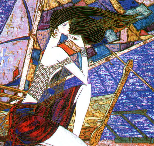 "Distant Dreams" Serigraph by Ting Shao Kuang