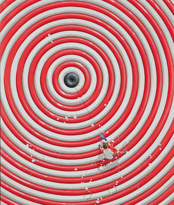 "Vertige" pigment print on canvas by Philippe Bertho