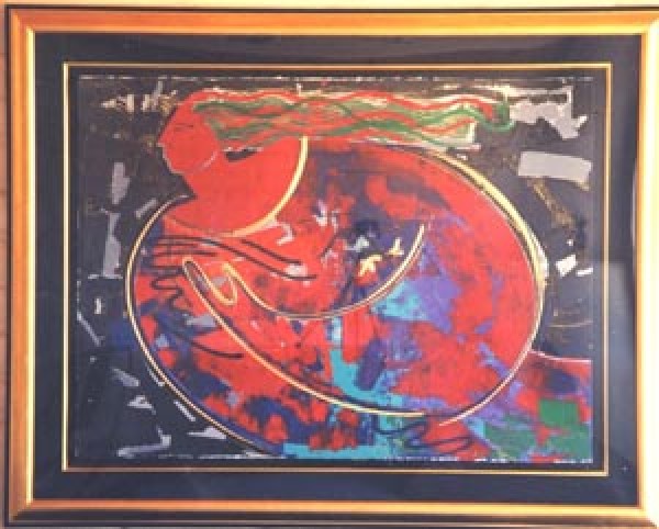 "Paz" Original Embellished Multiple Print by Orlando, AB