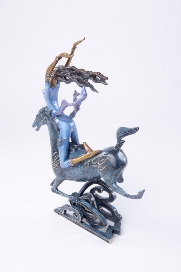 "Super Horse" Bronze Sculpture by Kuang Shao Ting