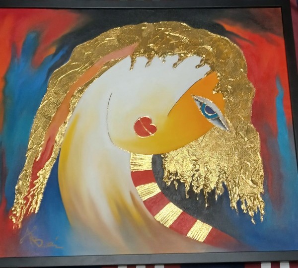 "Precious Moments" Original Mixed Media on Canvas by Arbe Berberyan