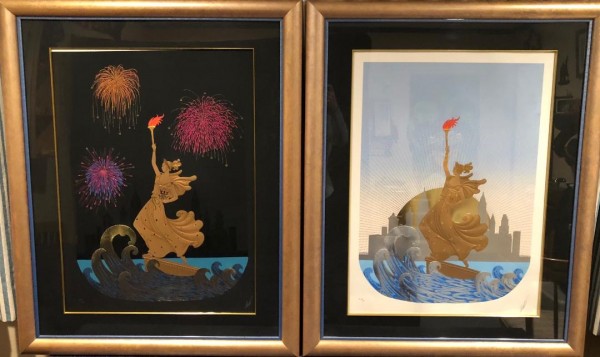 "Statue of Liberty Night" From the Statue of Liberty Day and Night Suite" by Erte