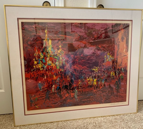 Red Square Serigraph by LeRoy Neiman