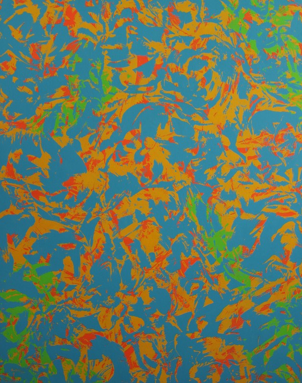 "Trees of the Argonne" 2018/2019 Original Acrylic on Canvas by Mark & Elena Erickson
