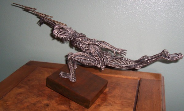 "Zeus" Unique Wire Sculpture by Tom & Bob Bennett