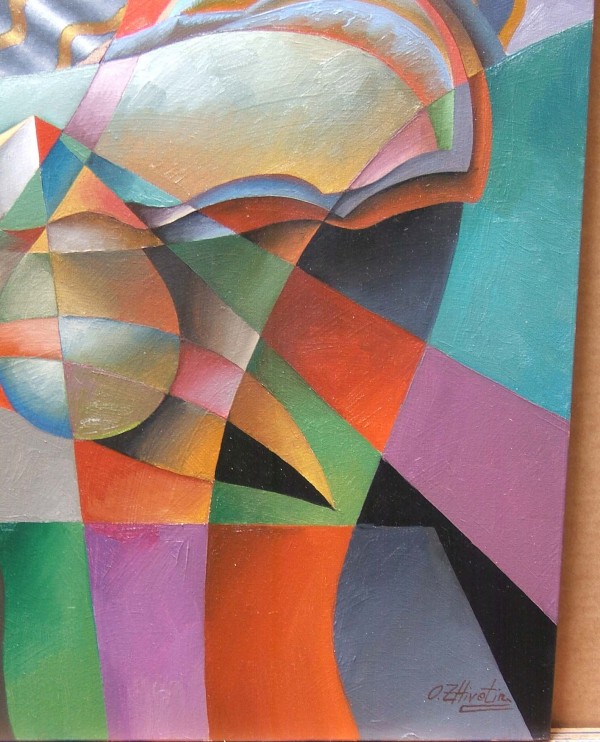 "The Gaze" Original Oil on Canvas by Oleg Zhivetin