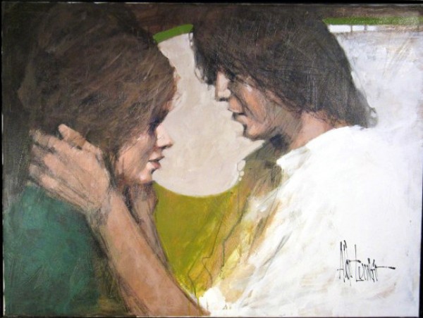 "Green" an original painting by Aldo Luongo