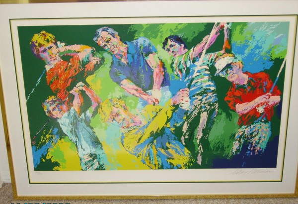 "Golf Winners" Serigraph by LeRoy Neiman