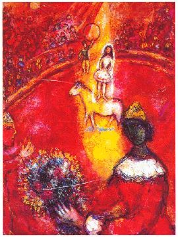 "The Circus" Plate-Signed Lithograph by Marc Chagall