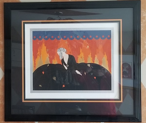 "Memories" Serigraph on Paper by Erte