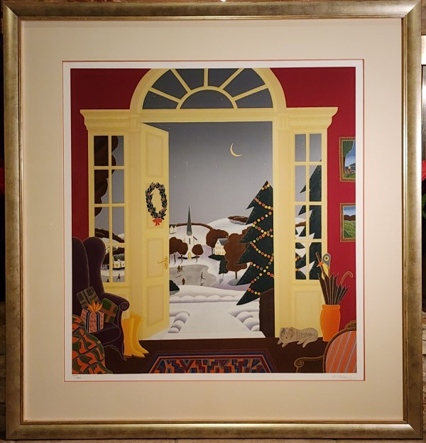 "ChristmascEve" Serigraph by Thomas McKnight