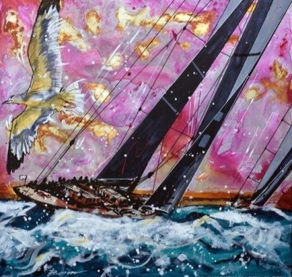 "Sail Away" Giclee on Paper, Canvas or Aluminum by Michael Bryan