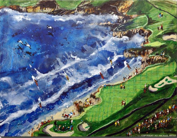 "Pebble" Limited Edition Giclee on paper, canvas or aluminum by Michael Bryan