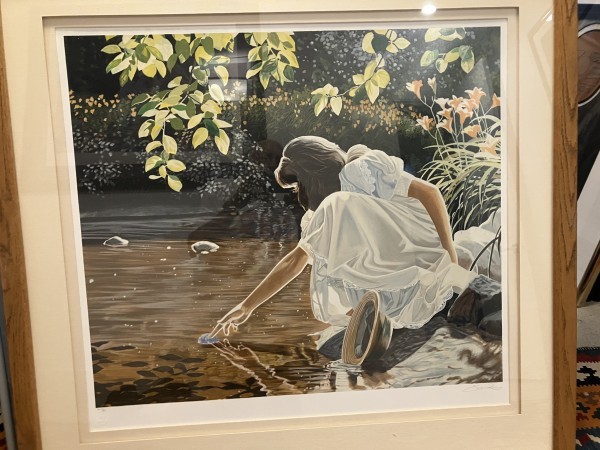 "The Blossoming" Serigraph by Susan Rios