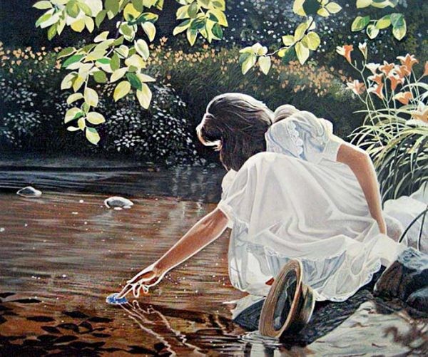 "The Blossoming" Serigraph by Susan Rios