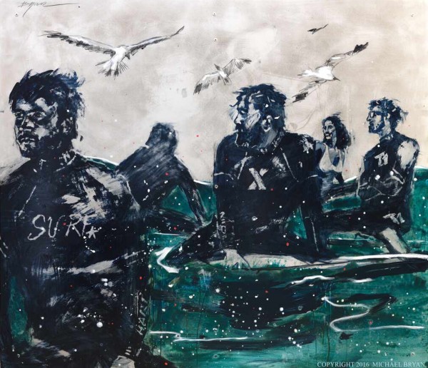 "Next Set" Original Hand Cut and worked Aluminum by Michael Bryan