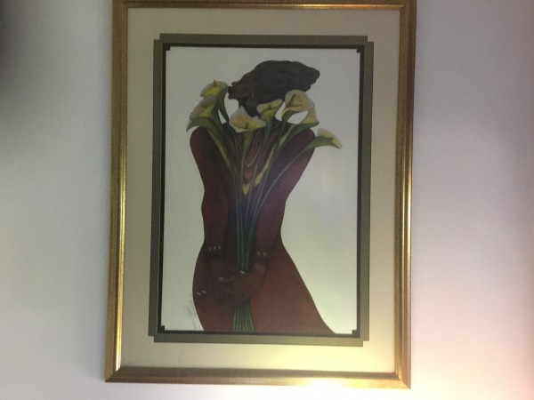 “Sweet Lillies” a limited edition Serigraph on Paper by Charles Bibbs