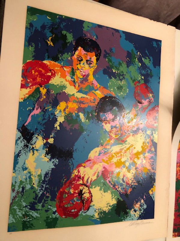 "Ali - Forman Zaire" Serigraph by Leroy Neiman