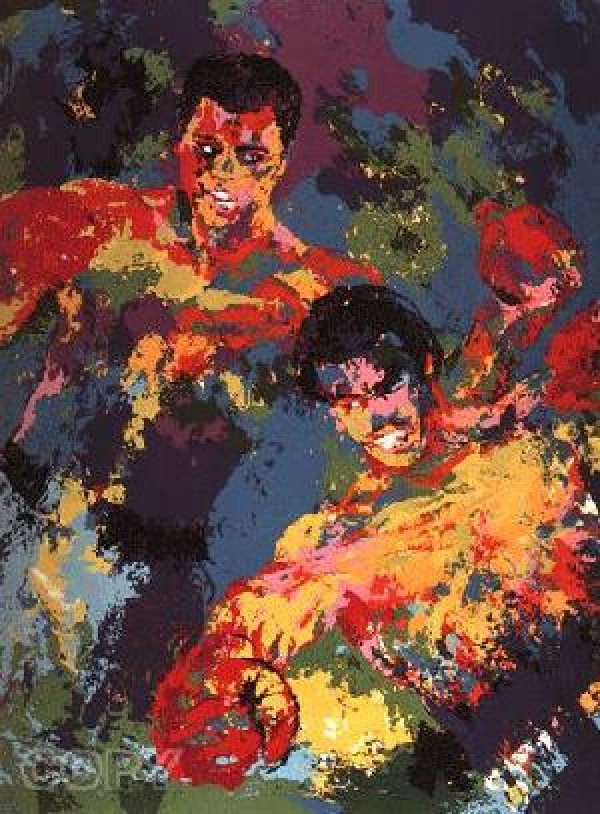 "Ali - Forman Zaire" Serigraph by Leroy Neiman