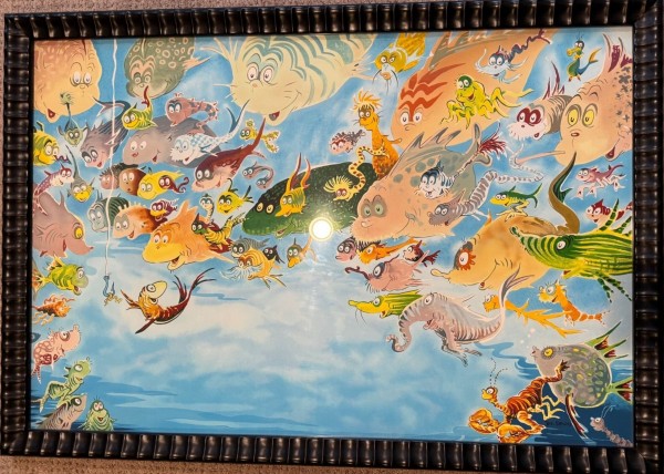 "A Plethora of Fish" Serigraph on Panel by Dr. Seuss