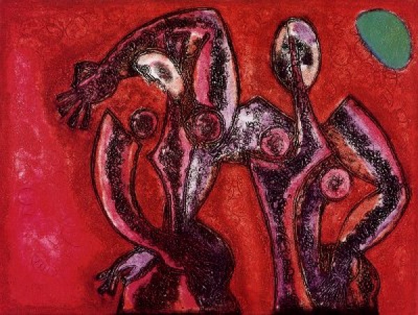"Rojo" Acyrligraph from the Viva Suite by Byron Galvez
