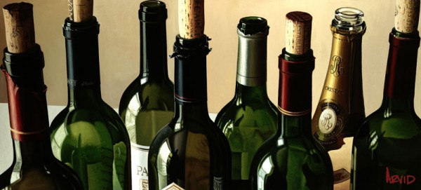 "Eight Empties" Giclee on Canvas by Thomas Arvid