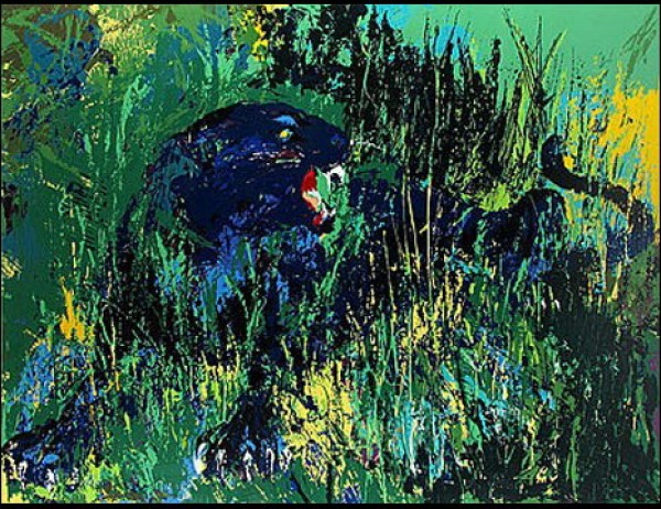 Black Panther Serigraph by LeRoy Neiman