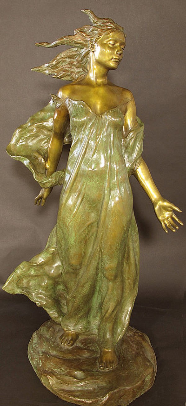 "Daughter" Life-Size Bronze Sculpture by Frederick Hart