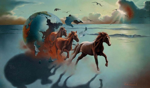 "Running Wild" Original painting by Jim Warren