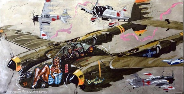 "Beach Baby" Giclee on Paper, Canvas or Aluminum by Michael Bryan