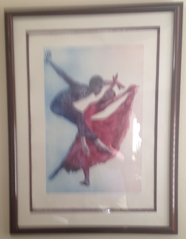 “Leaps and Bounds” Mezzotint by G H Rothe