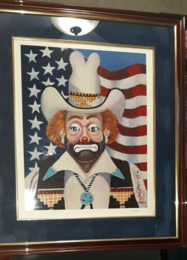 "Reno Red" Lithograph by Red Skelton