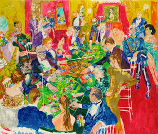 "Baden Baden" Serigraph by LeRoy Neiman