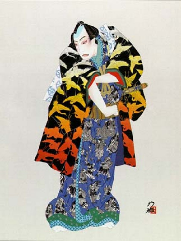 "Chushingura" Mixed Media Graphic by Hisashi Otsuka