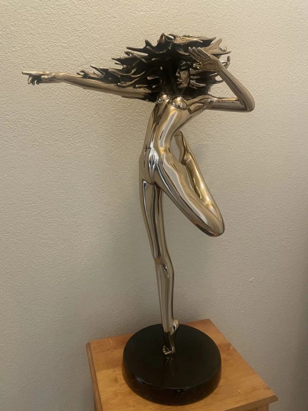 "Raindancer" Bronze Sculpture by Bob & Tom Bennet 